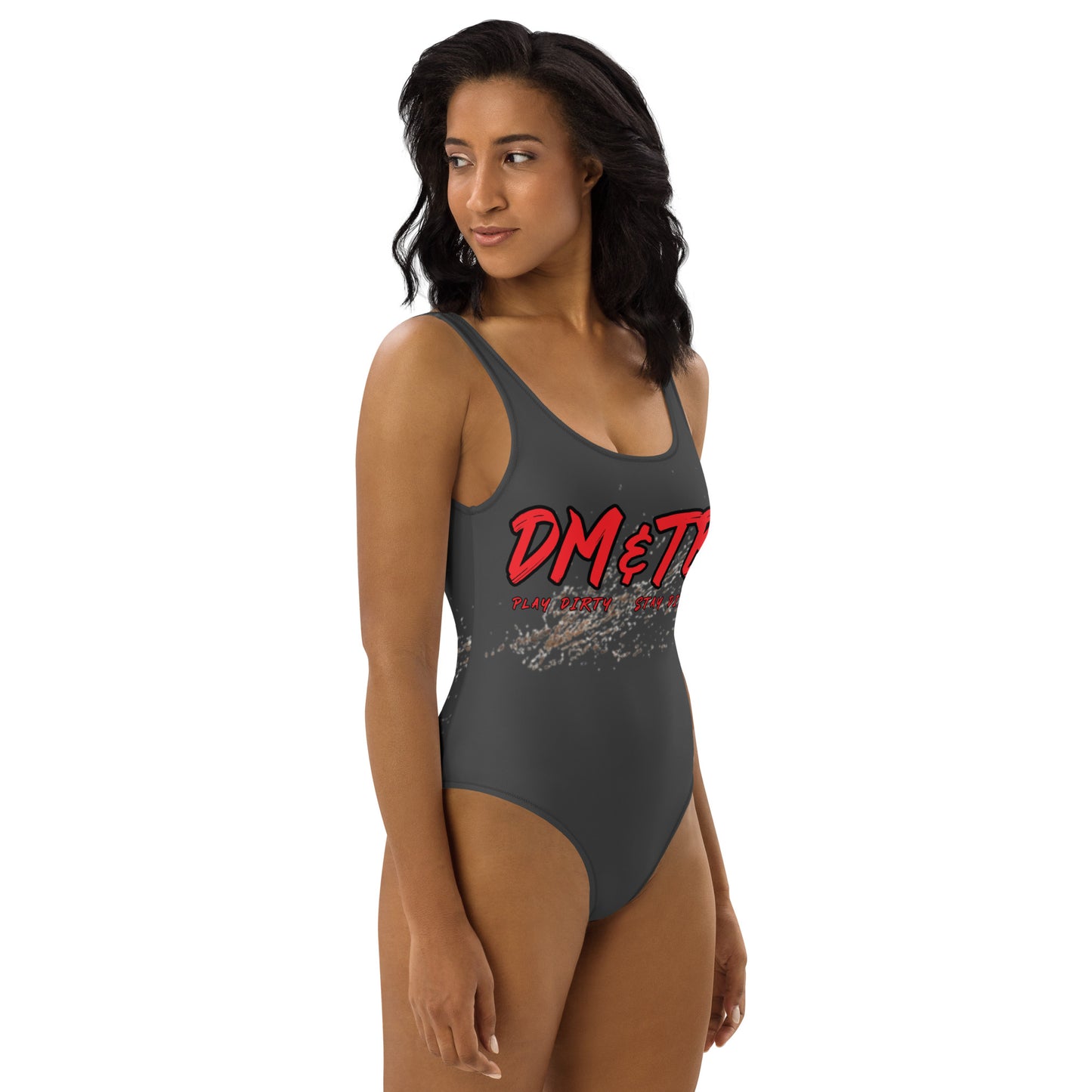 DM&TB Dark Grey One-Piece Swimsuit