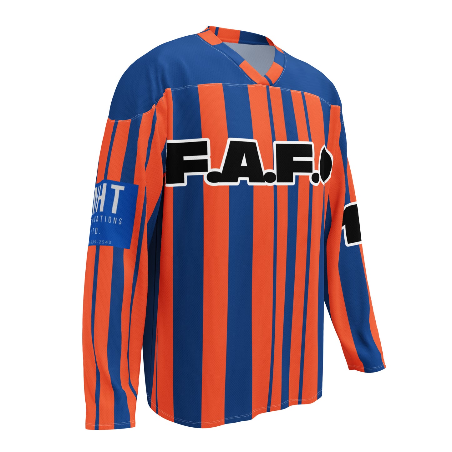 Sample hockey fan jersey