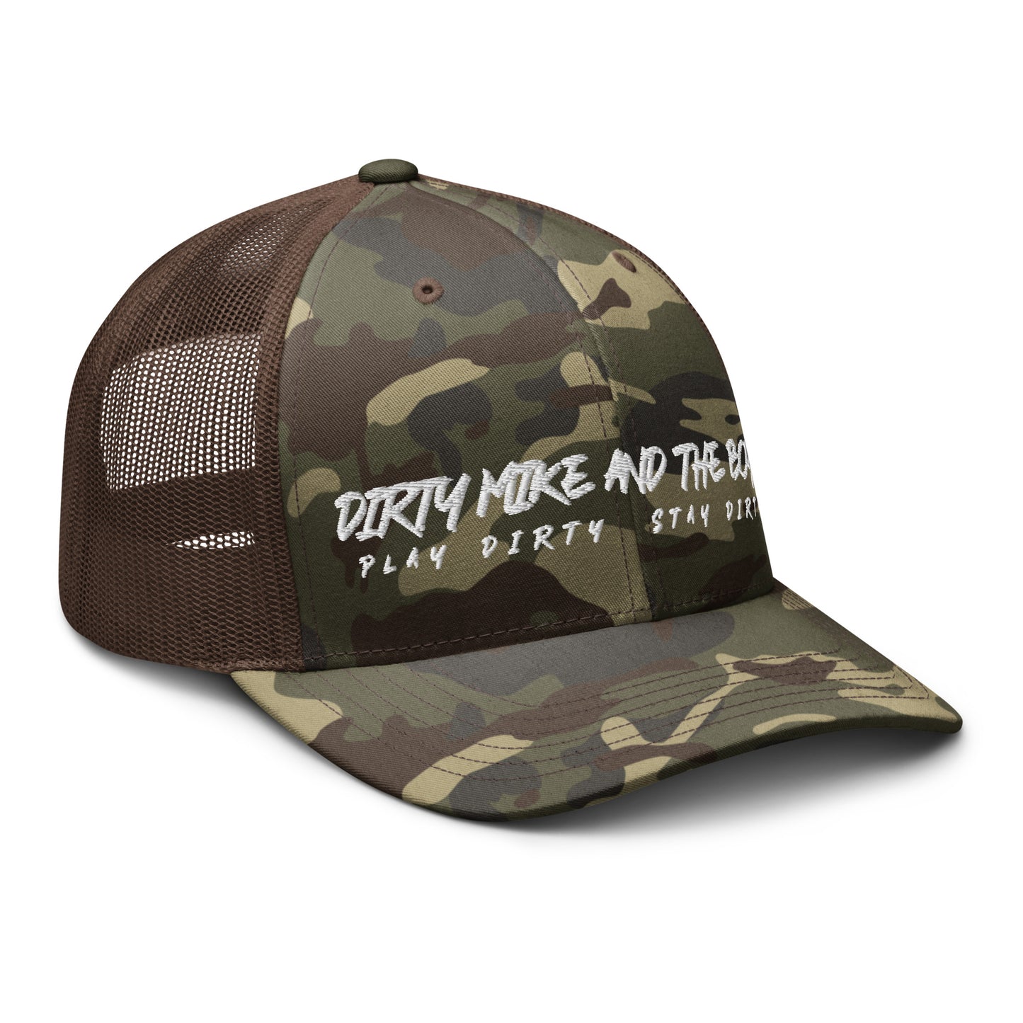 Camouflage trucker hat