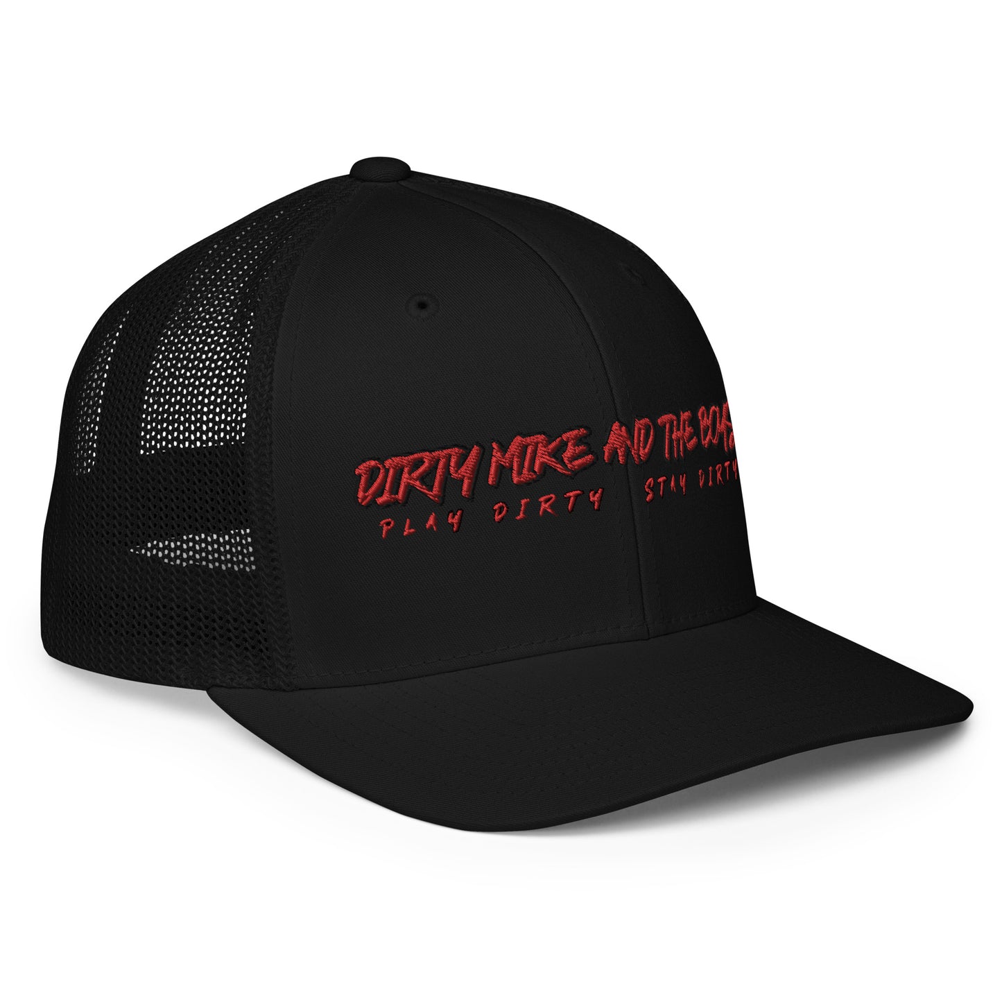 DM&TB Red Line Closed-back trucker cap