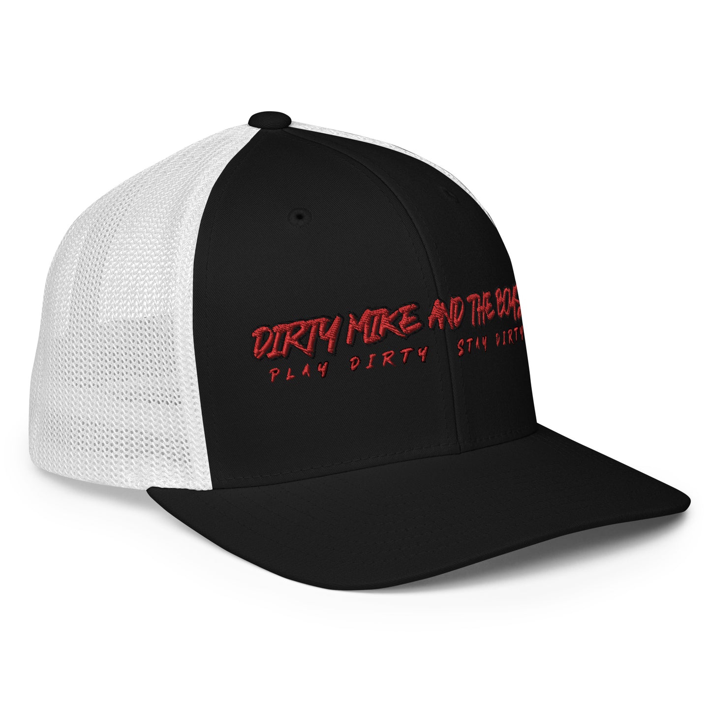 DM&TB Red Line Closed-back trucker cap