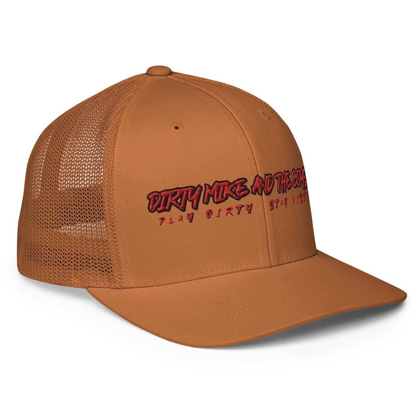 DM&TB Red Line Closed-back trucker cap