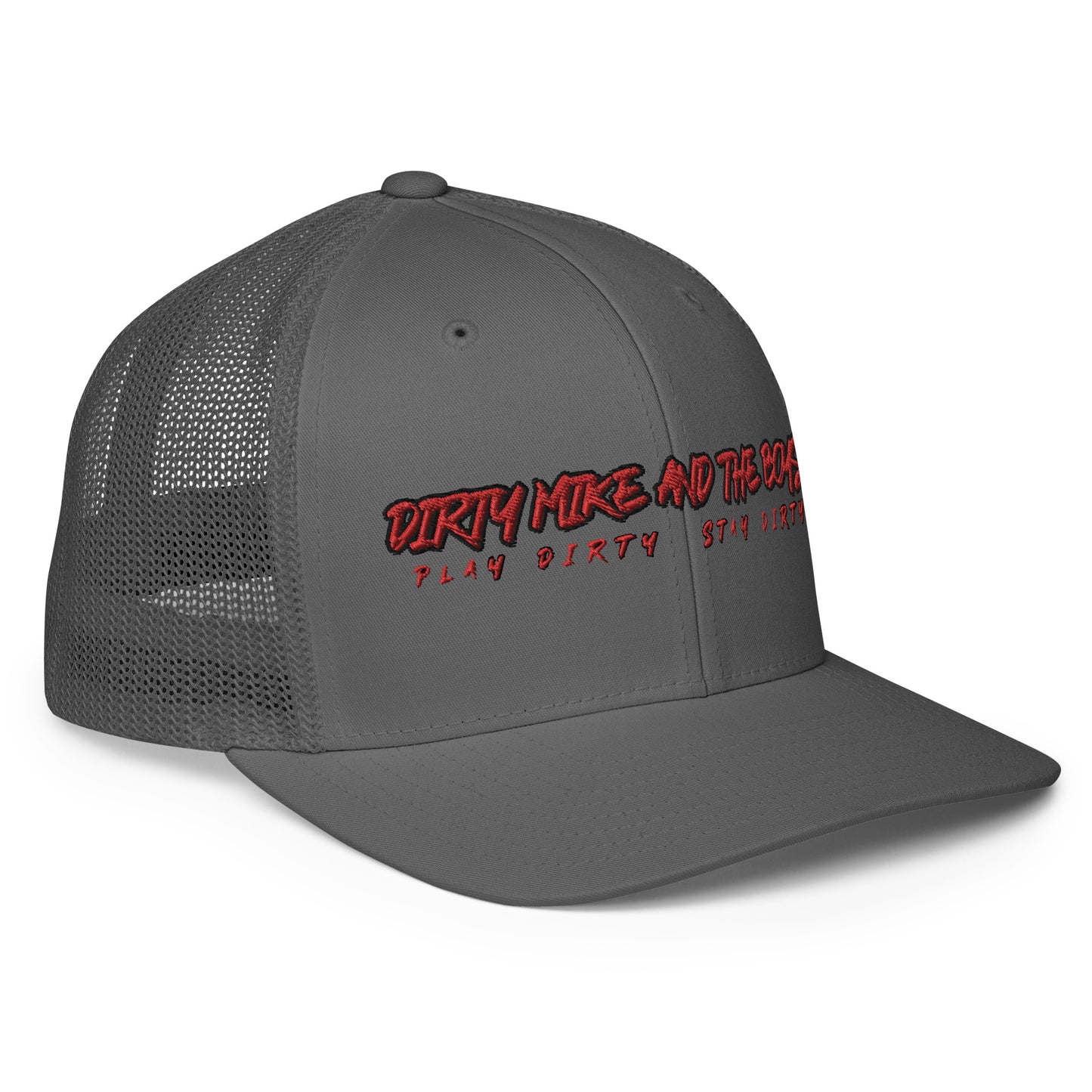 DM&TB Red Line Closed-back trucker cap