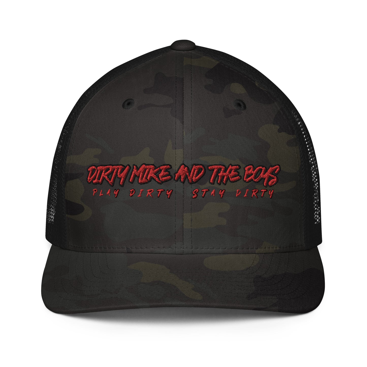 DM&TB Red Line Closed-back trucker cap