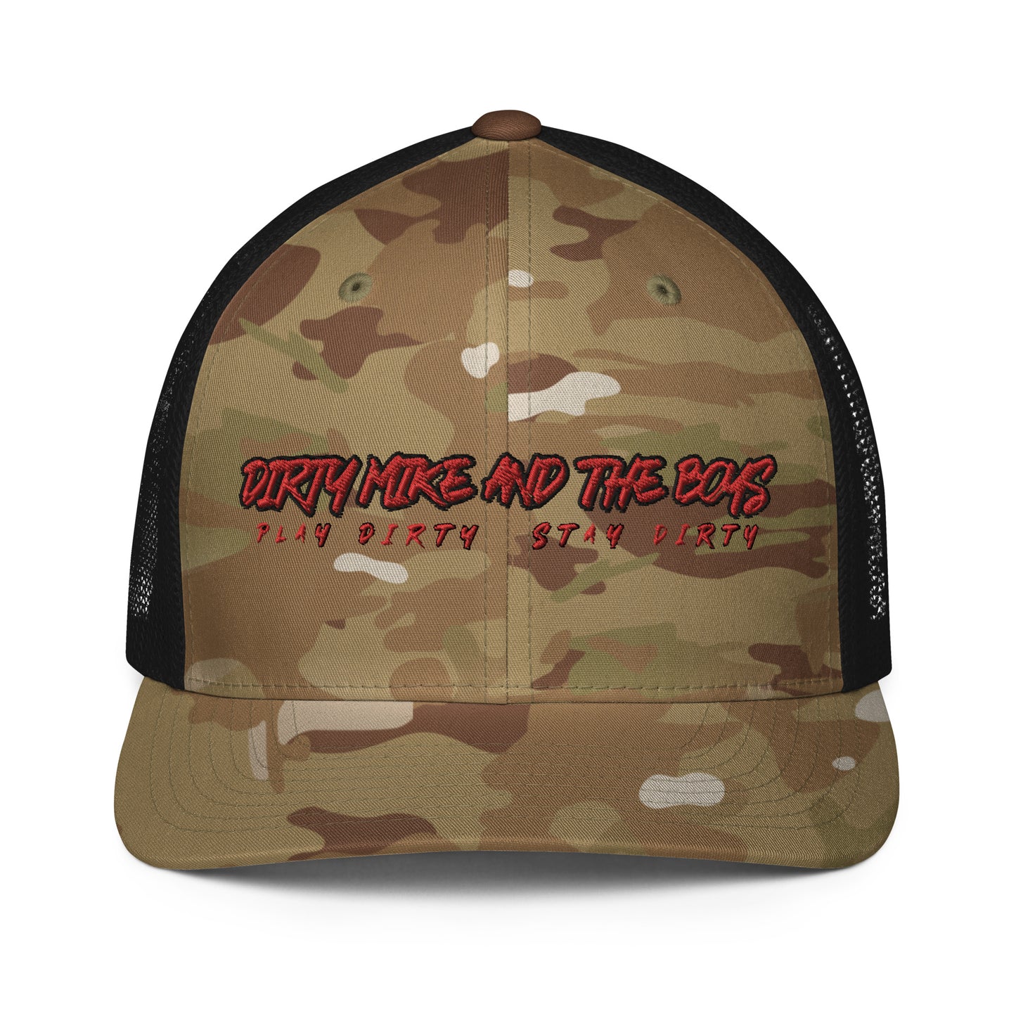 DM&TB Red Line Closed-back trucker cap