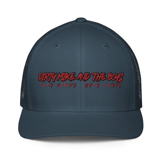 DM&TB Red Line Closed-back trucker cap