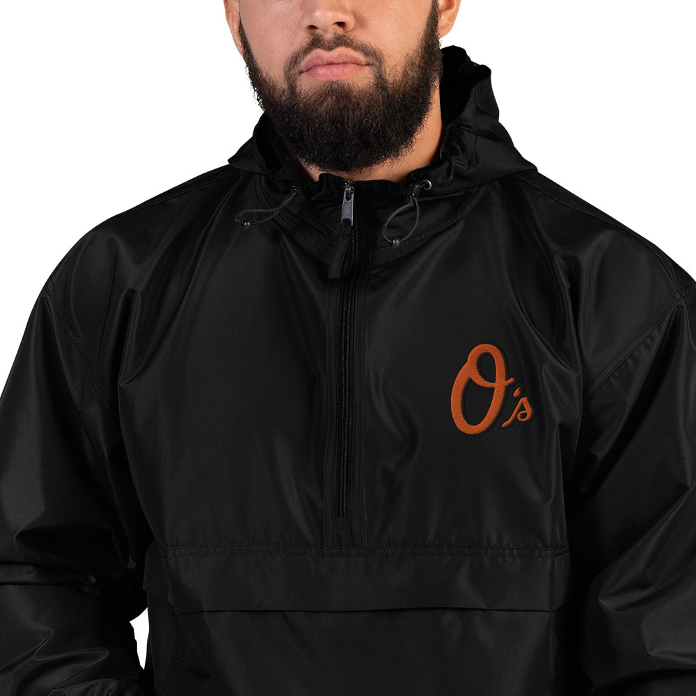 O Embroidered Champion Packable Jacket