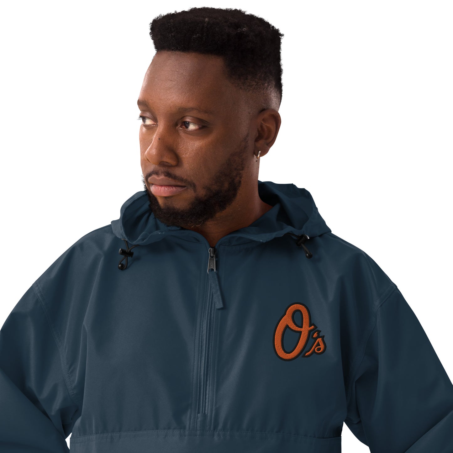 O Embroidered Champion Packable Jacket