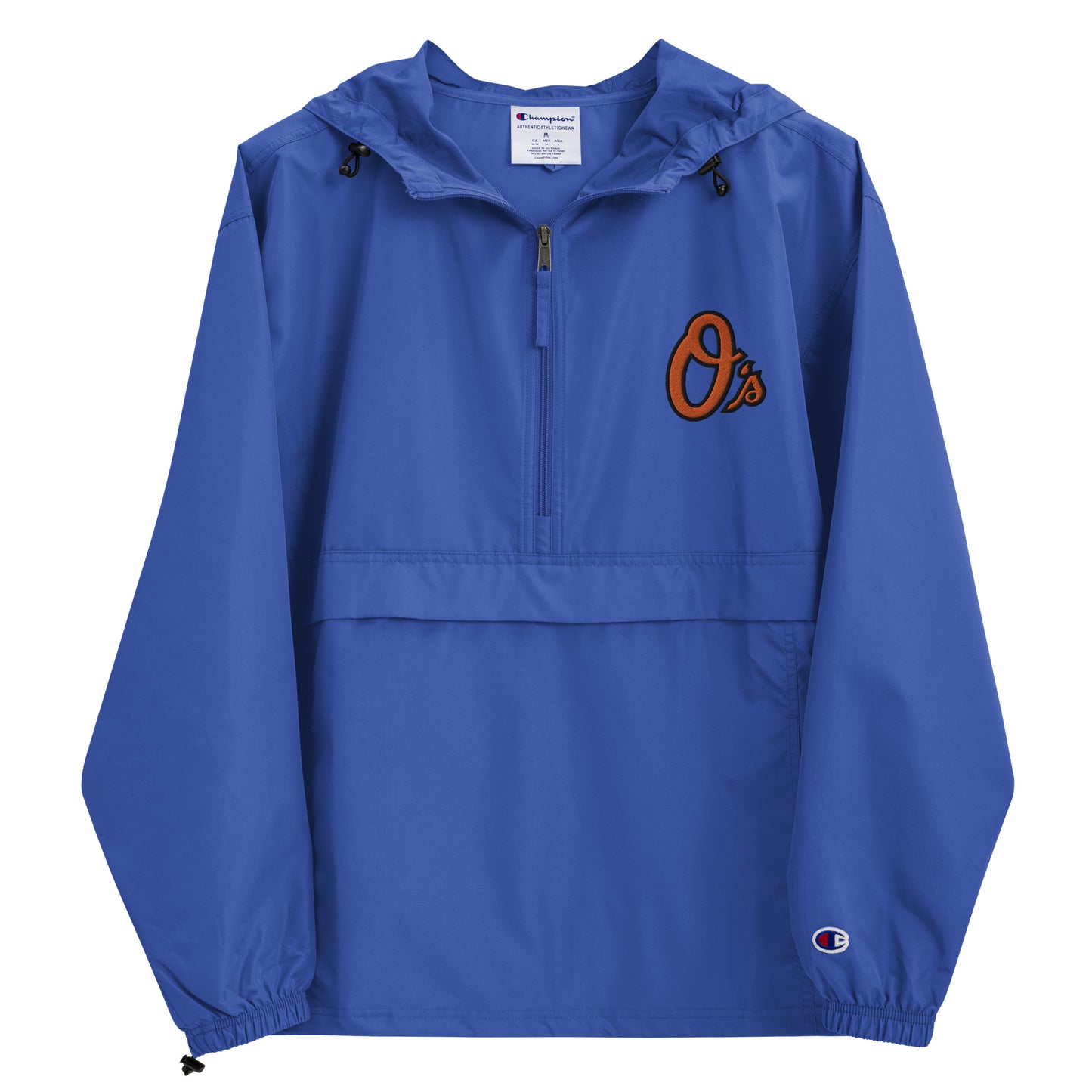 O Embroidered Champion Packable Jacket