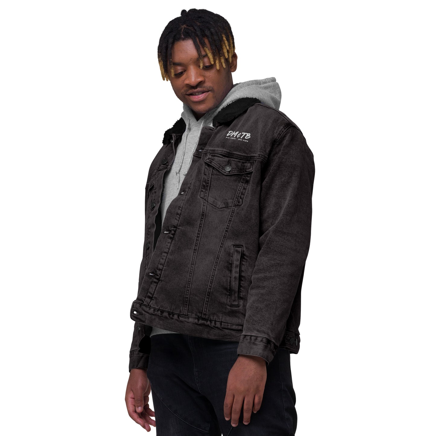 DM&TB Unisex denim sherpa jacket