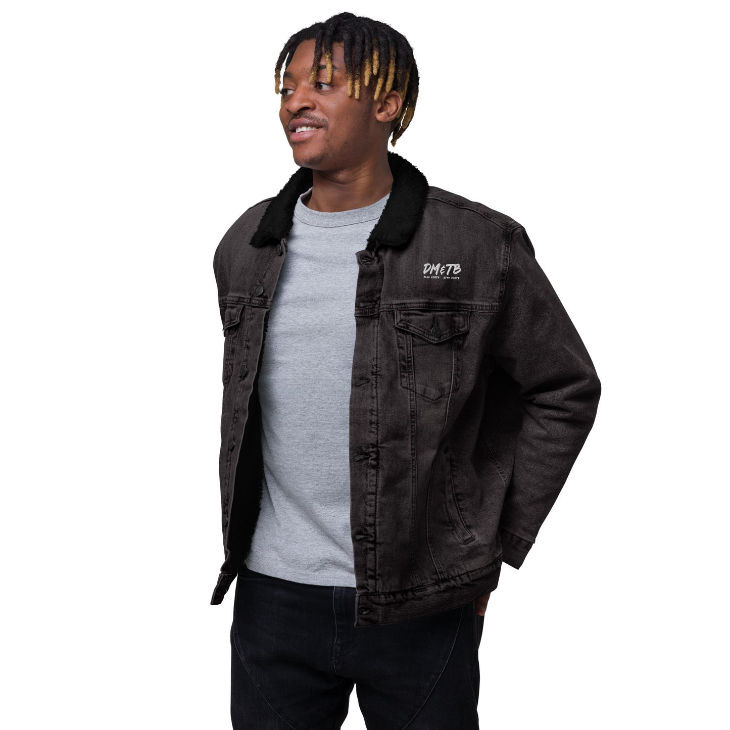 DM&TB Unisex denim sherpa jacket