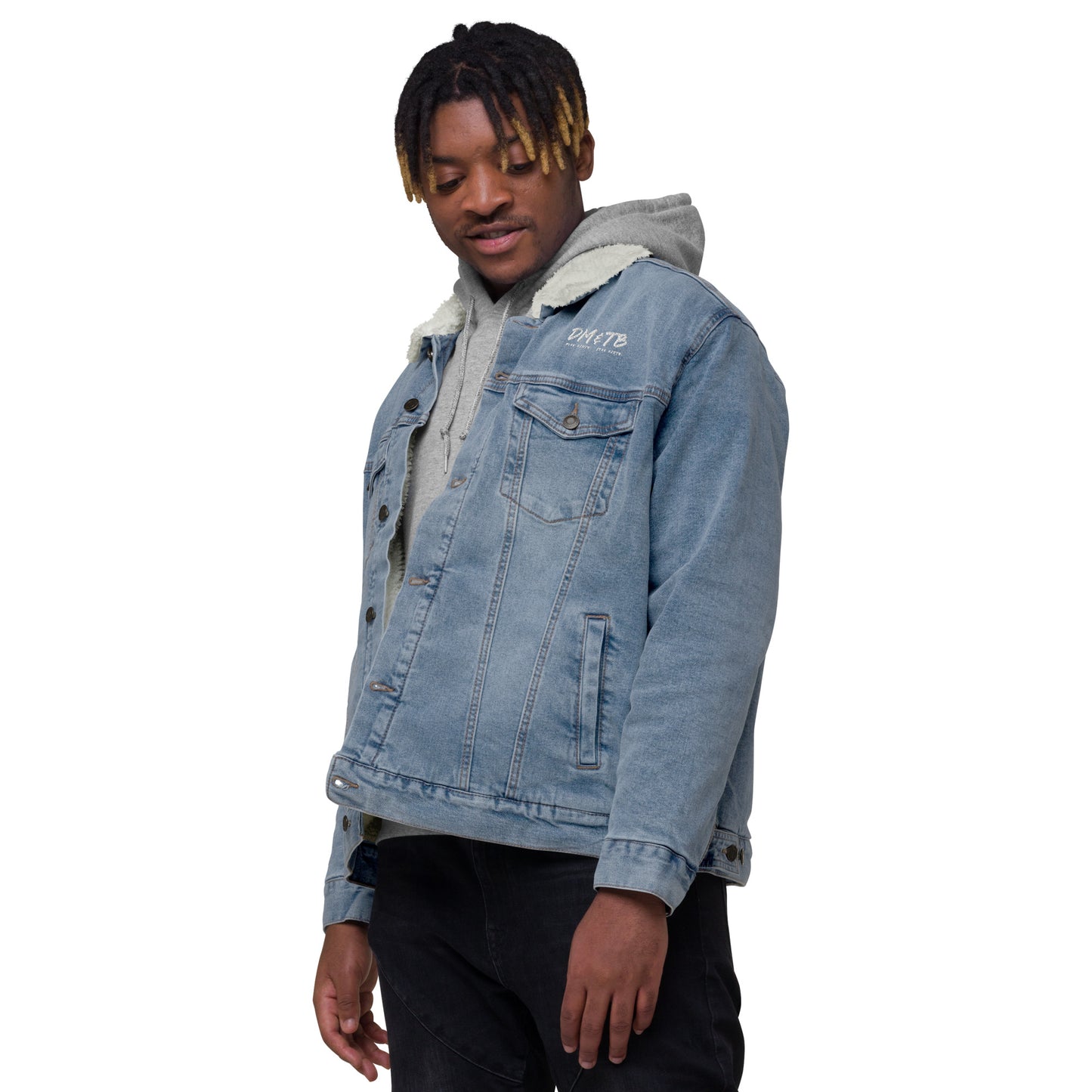 DM&TB Unisex denim sherpa jacket