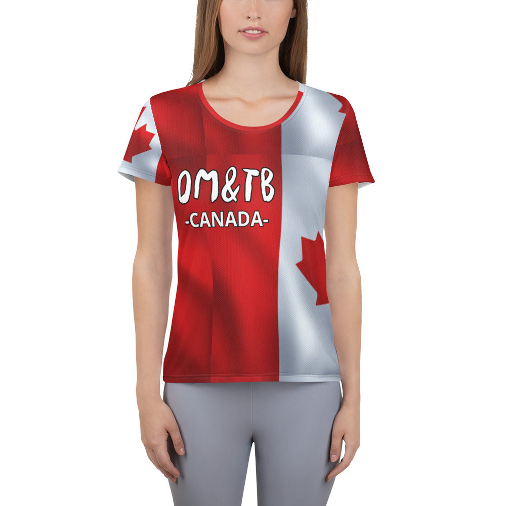 Canada Women's Athletic T-shirt