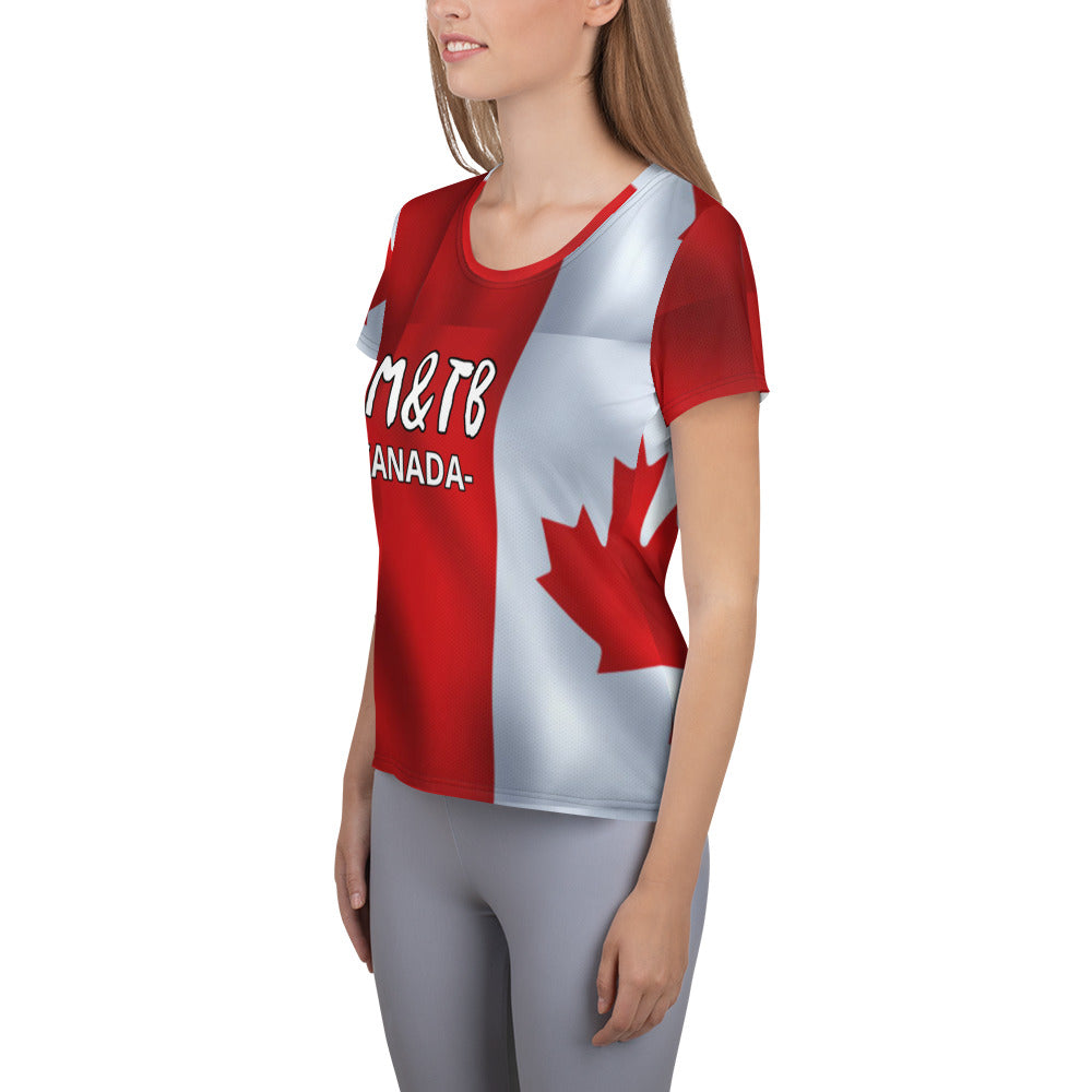 Canada Women's Athletic T-shirt