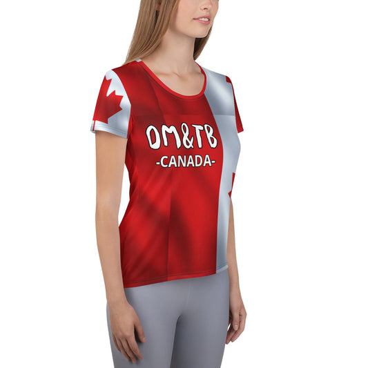 Canada Women's Athletic T-shirt