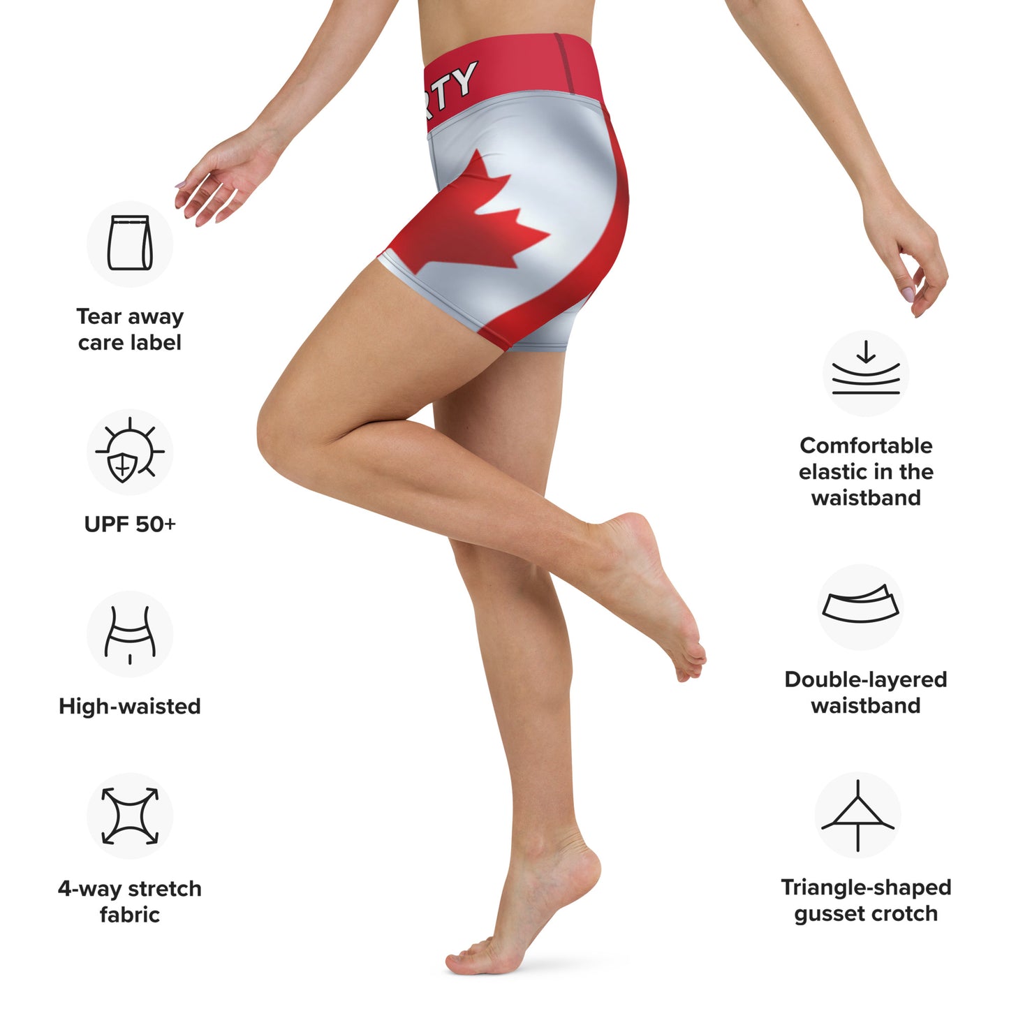 Canada Yoga Shorts