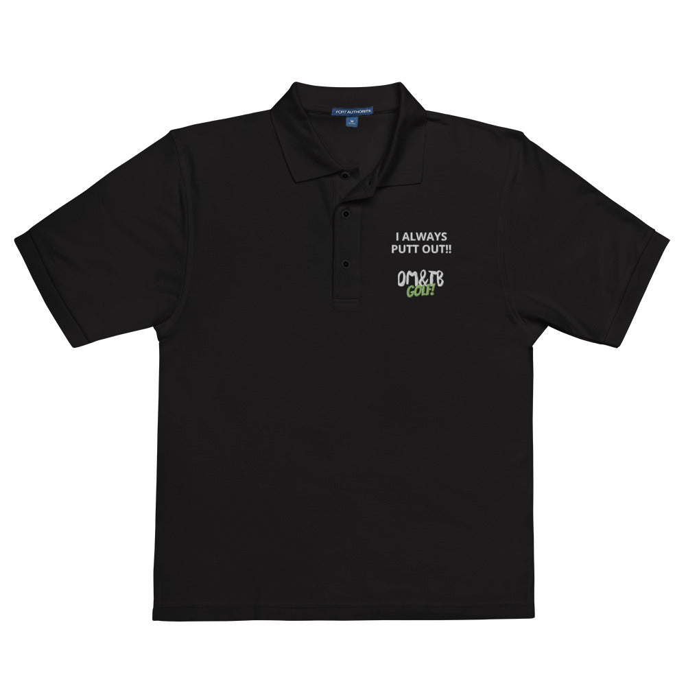 Putt Out Men's Premium Polo