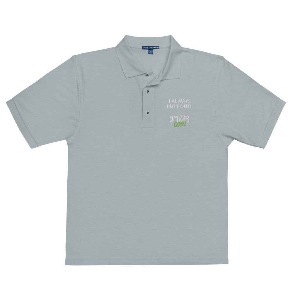 Putt Out Men's Premium Polo