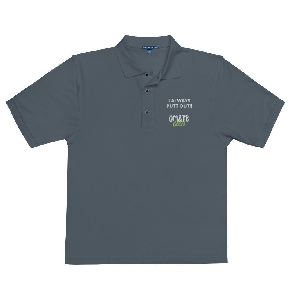 Putt Out Men's Premium Polo