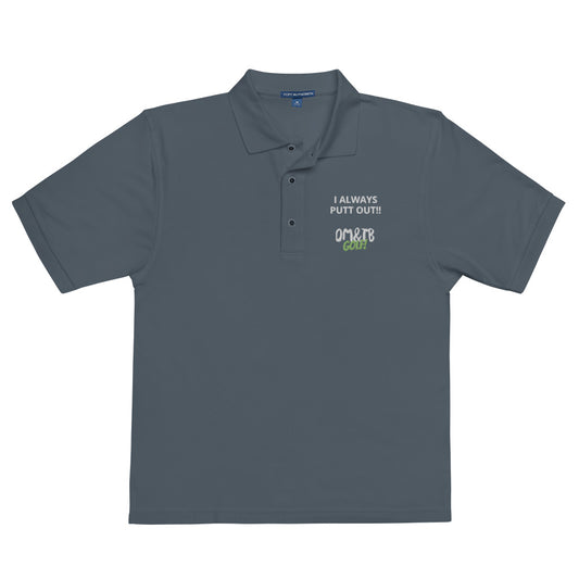 Putt Out Men's Premium Polo